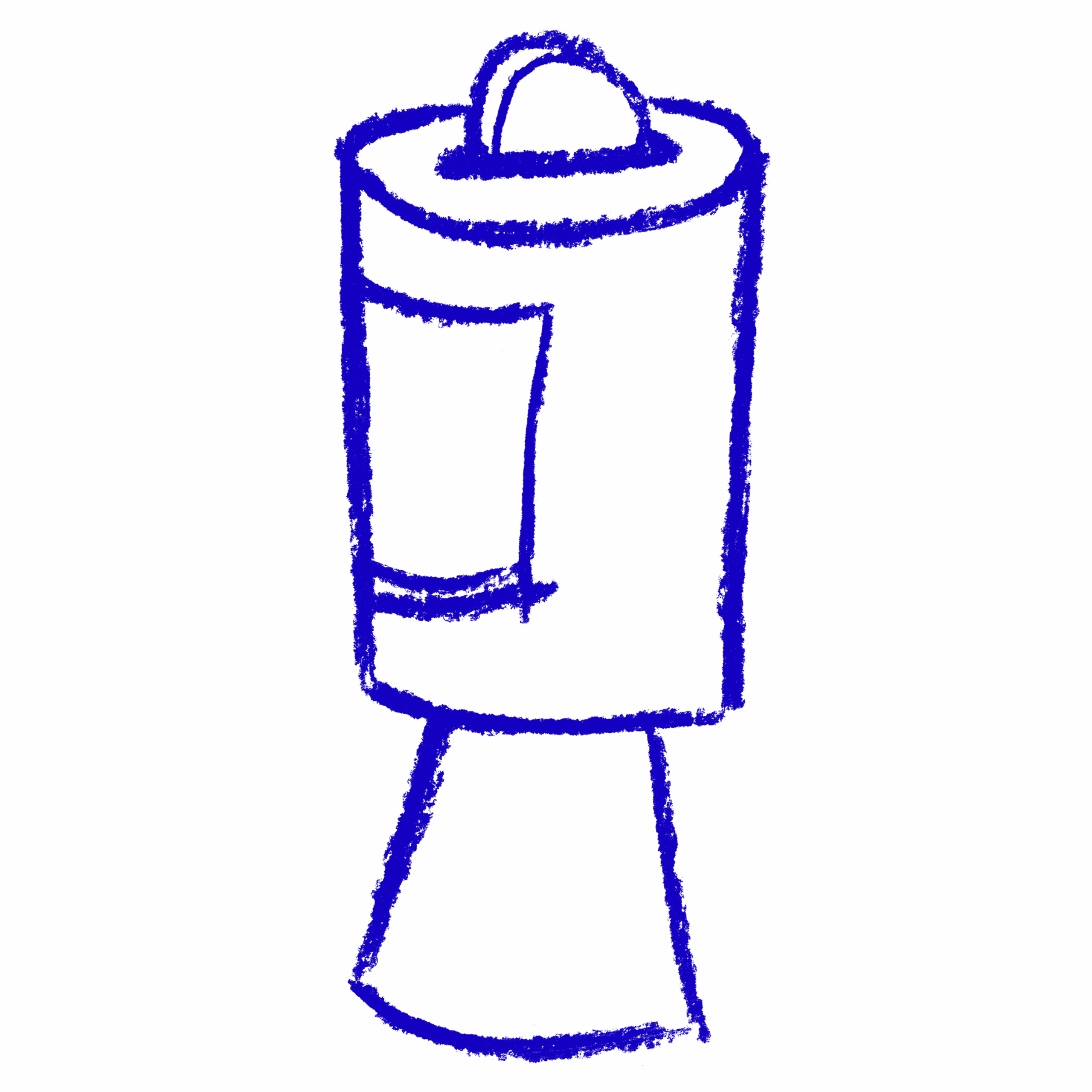 Illustration - Objects – Collection tin – 1 coin - Blue_RGB_PNG